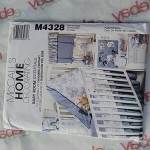 McCall's Baby Room Essentials Sewing Pattern M4328 Uncut 2003